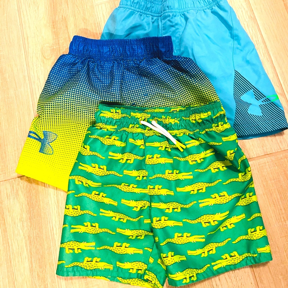 3 Pairs 3T Swim Shorts